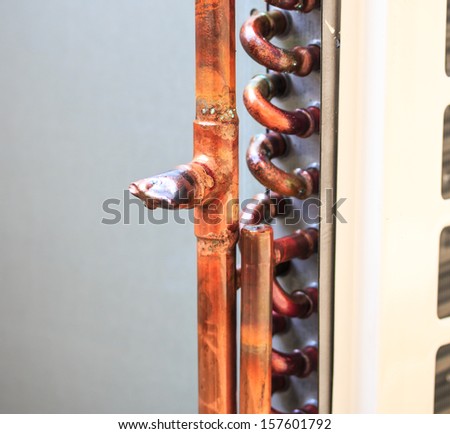 Copper tube for air conditioners