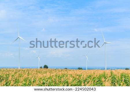 Protection of nature - wind turbine