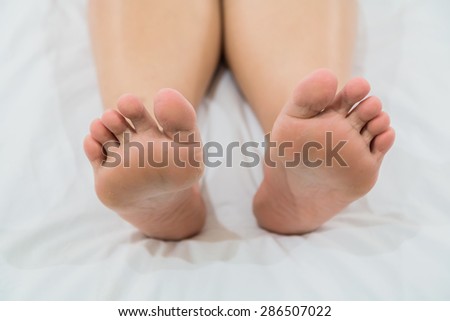 Asian women\'s foot