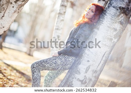 Double exposure portrait of attractive woman. Taken with a fast aperture.