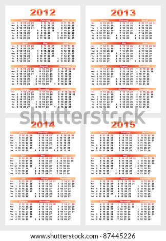 Chinese Calendar 2013 on Vector   Set Of 2012 2013 1214 1215 Year  Calendar Grid Pocket Vector
