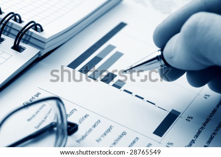Monitoring of stock market reports.