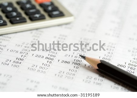 Analysis of financial reports.