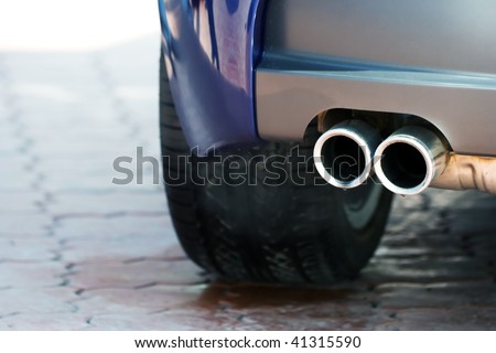 Exhaust pipe.