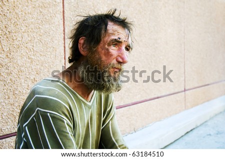 Homeless man.