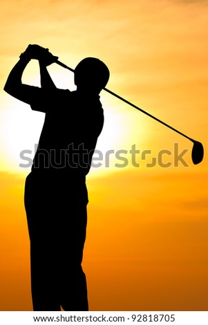 Golfer Silhouette