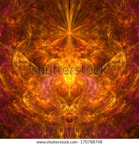 Abstract fire pillar background with a detailed texture