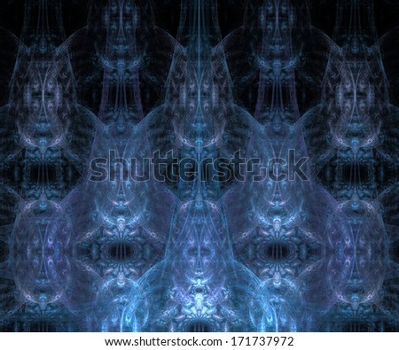Abstract light blue shining geometric background with detailed complex pattern