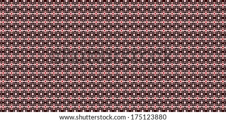 High resolution simple background with a detailed geometric pattern in brown-red and cyan colors