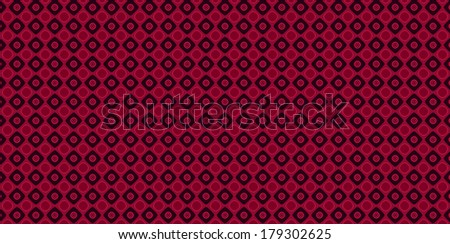 Dark pink and black abstract fractal background in high resolution with a detailed simple geometric pattern consisting of a grid of squares with circles inside them