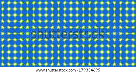 blue, yellow and green abstract fractal background in high resolution with a detailed simple geometric pattern consisting of a grid of interconnected squares and circles