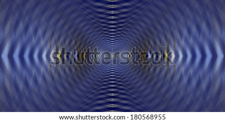 Abstract fractal background with a detailed wavy and arrow-like pattern going from the center to the edges in purple and yellow colors