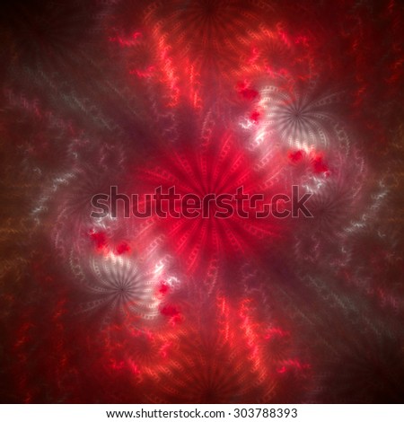 Abstract high resolution spiraling storm background in glowing pink-red