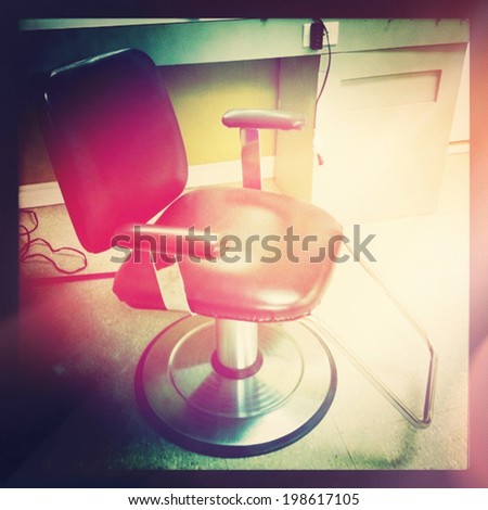 Barber Chair with instagram effect