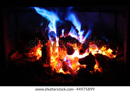 Blue and Red Flame fire