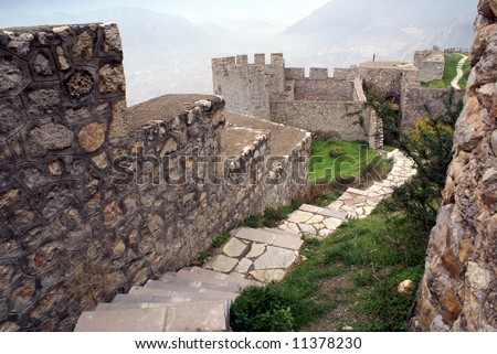 Inside castle in Amasya, Turkey