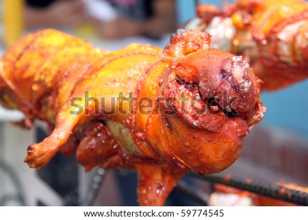 grilled guinea pig