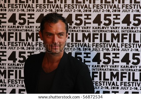 KARLOVY VARY - JULY 5: Actor Jude Law introduces The Talented Mr. Ripley at the International Film Festival Karlovy Vary on July 5, 2010 in Karlovy Vary, Czech Republic