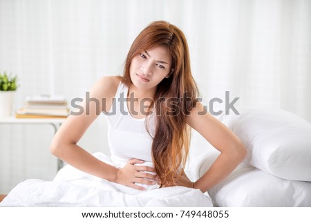Woman Stomach Ache,health care concept.