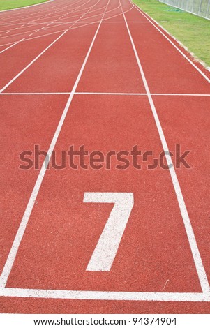 sport running track