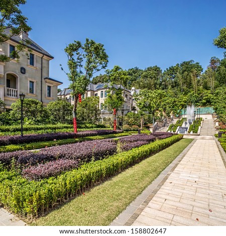 garden in residence in china