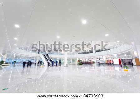 interior of the modern building interior of the modern building