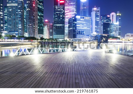 night view of prosperous city