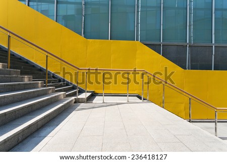 steps by the building