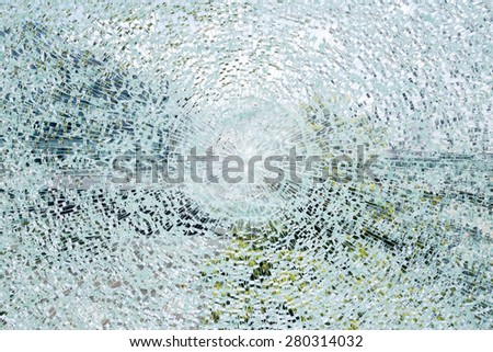cracked windshield background