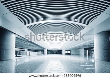 Empty floor in public building