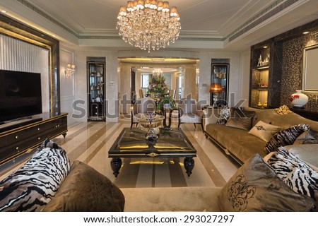 luxury living room interior