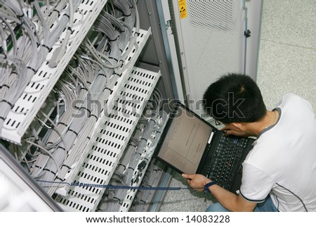 IT Engineer Working
