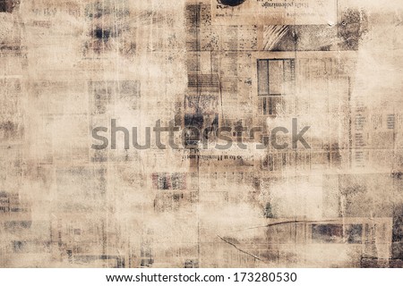 Old Newspaper Abstract Background
