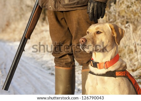 Hunter With Dog