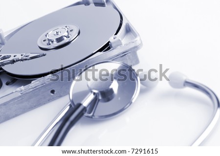Hard disk details with stethoscope, hard disk diagnosis