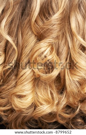 Close-Up Of Curly Blond Hair Stock Photo 8799652 : Shutterstock Close-Up Of Curly Blond Hair Stock Photo 8799652 : Shutterstock