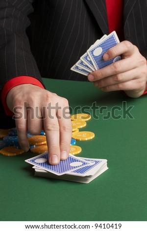 poker player at the casino
