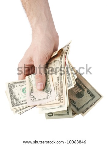 Man Paying Money