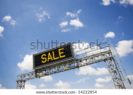 highway sign saying \