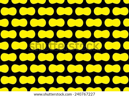 Black and Yellow Modern Abstract Pattern