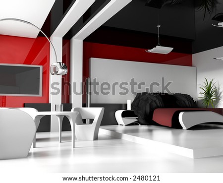 Svečių kambarys Stock-photo-interior-of-a-sleeping-room-2480121