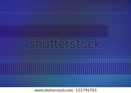 Abstract blue computer pixels background texture pattern.
