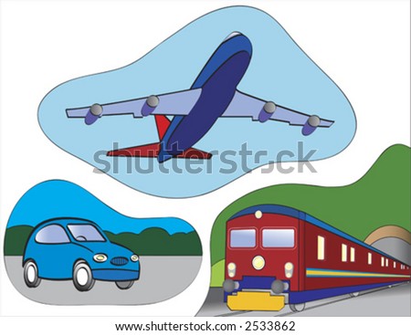 trains planes