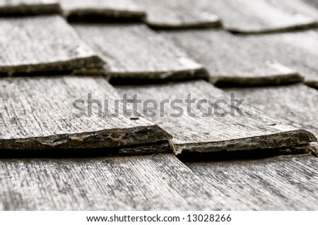 old wood shingle pattern