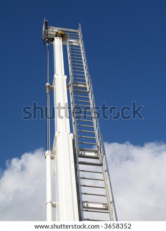High Rise Ladder on a Fire Engine