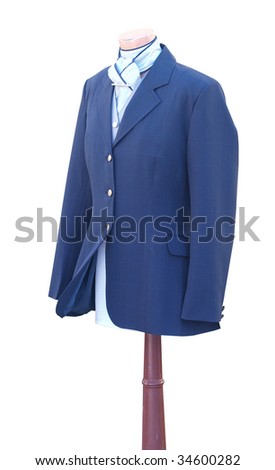 Riding Clothes isolated with clipping path