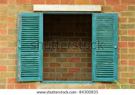 the country house window