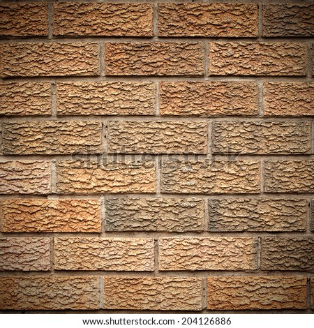 Red brick wall surface pattern as a wallpaper concept for designers background applying