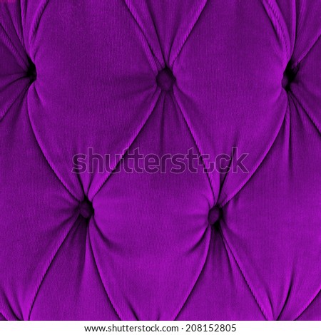 Purple sofa upholstery velvet fabric pattern background