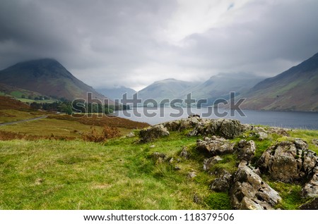 Wast Water storm / Wast Water is in the English Lake District National Park
